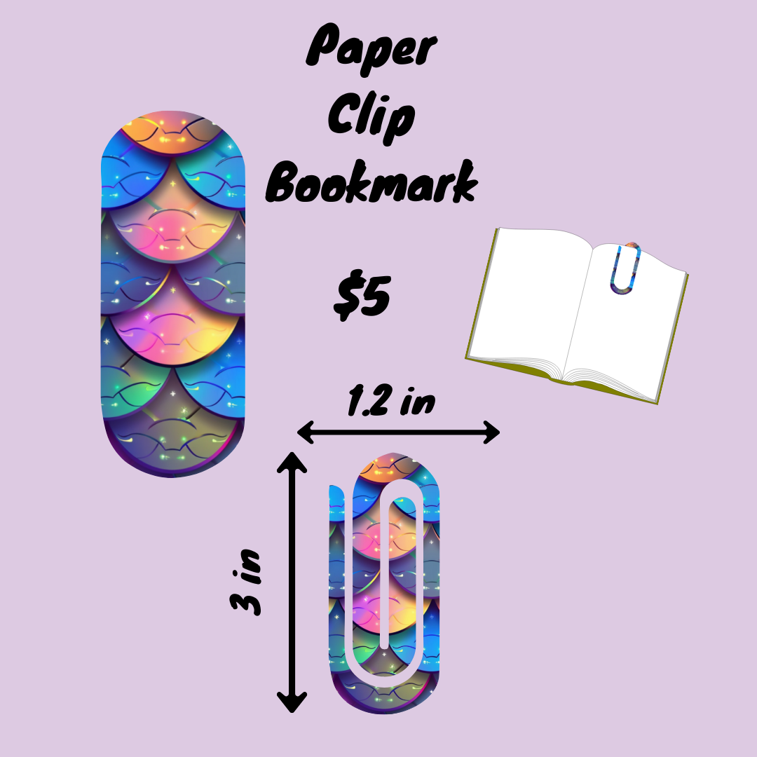 ✨ Celestial Scales Paper Clip Bookmark Collection ✨
