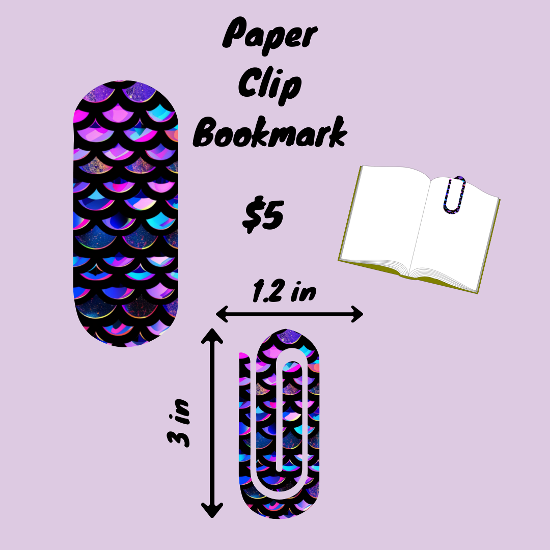 ✨ Celestial Scales Paper Clip Bookmark Collection ✨