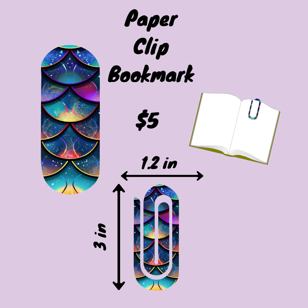 ✨ Celestial Scales Paper Clip Bookmark Collection ✨
