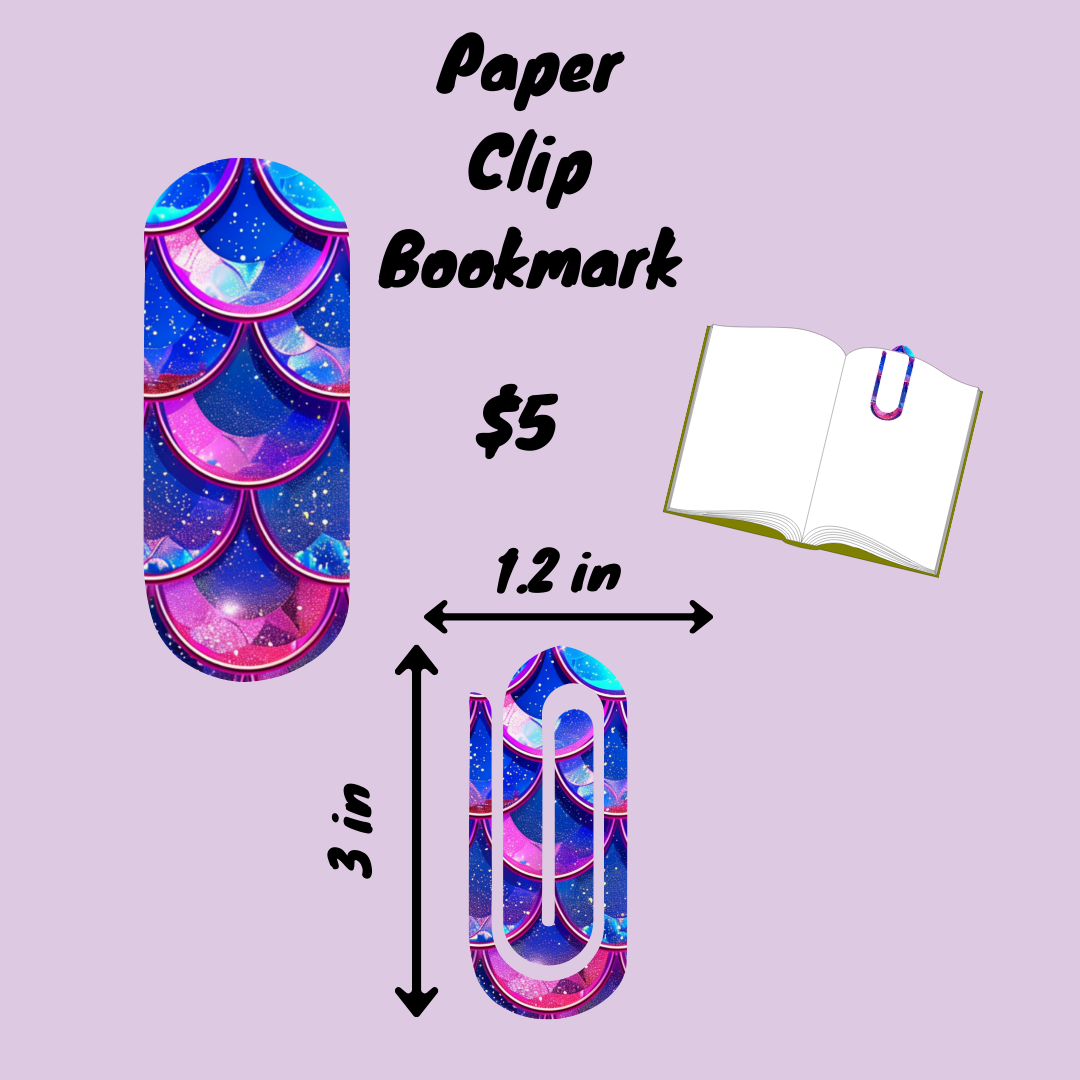✨ Celestial Scales Paper Clip Bookmark Collection ✨