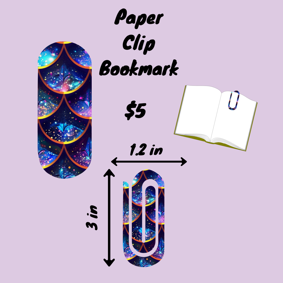 ✨ Celestial Scales Paper Clip Bookmark Collection ✨