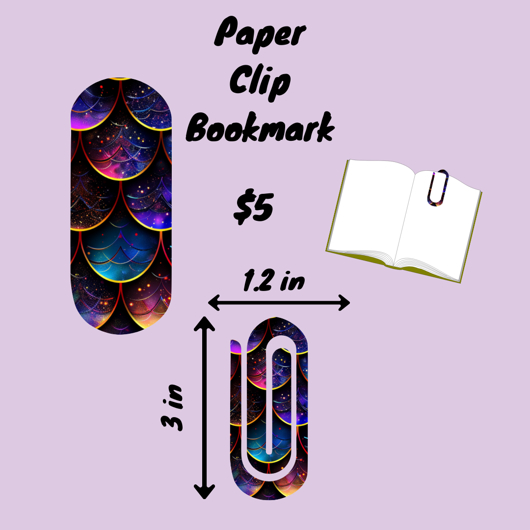 ✨ Celestial Scales Paper Clip Bookmark Collection ✨