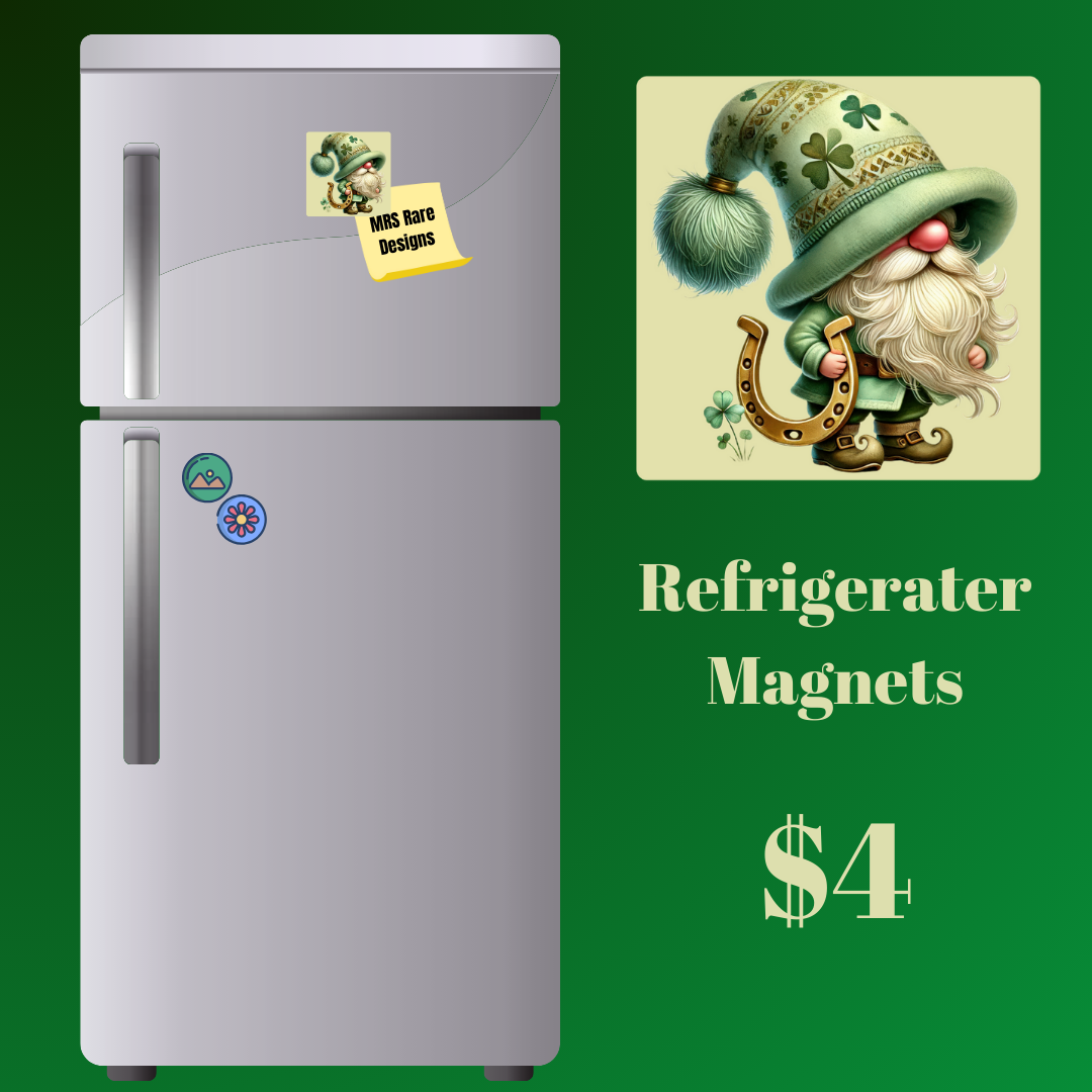 Enchanted Garden Gnome Magnets
