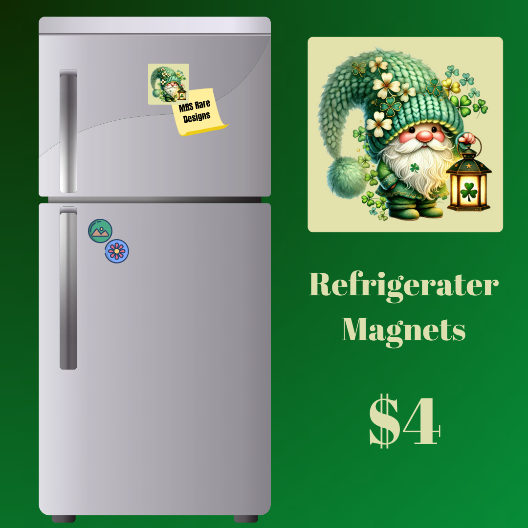Enchanted Garden Gnome Magnets