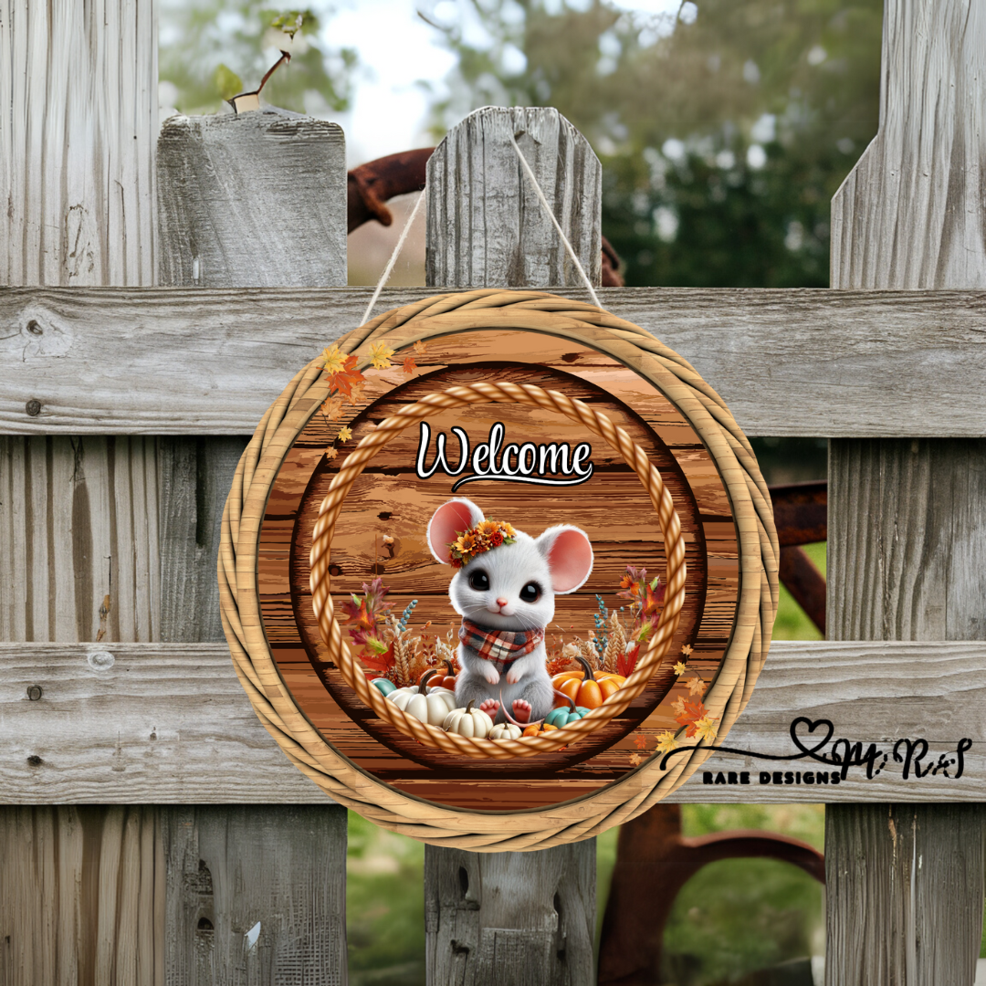 Autumn Friends Welcome Sign Collection
