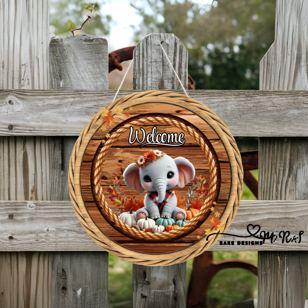 Autumn Friends Welcome Sign Collection