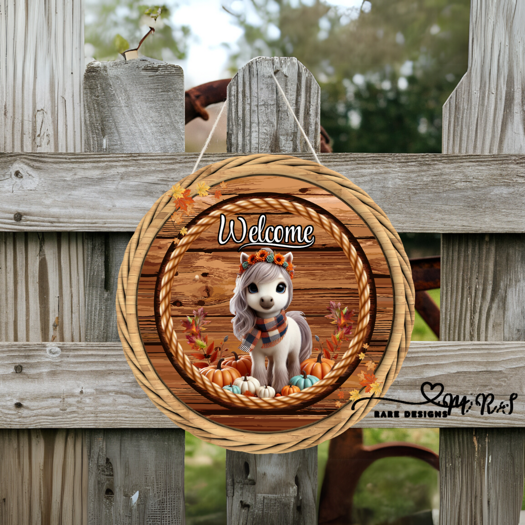 Autumn Friends Welcome Sign Collection