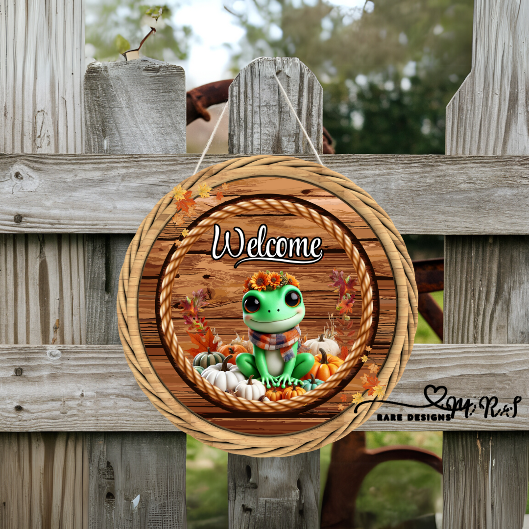 Autumn Friends Welcome Sign Collection
