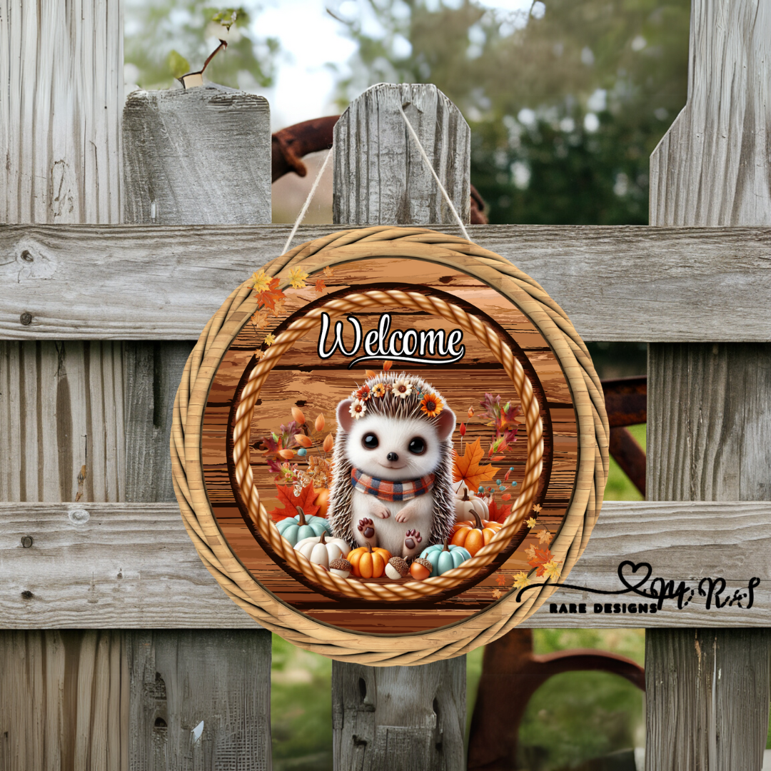 Autumn Friends Welcome Sign Collection