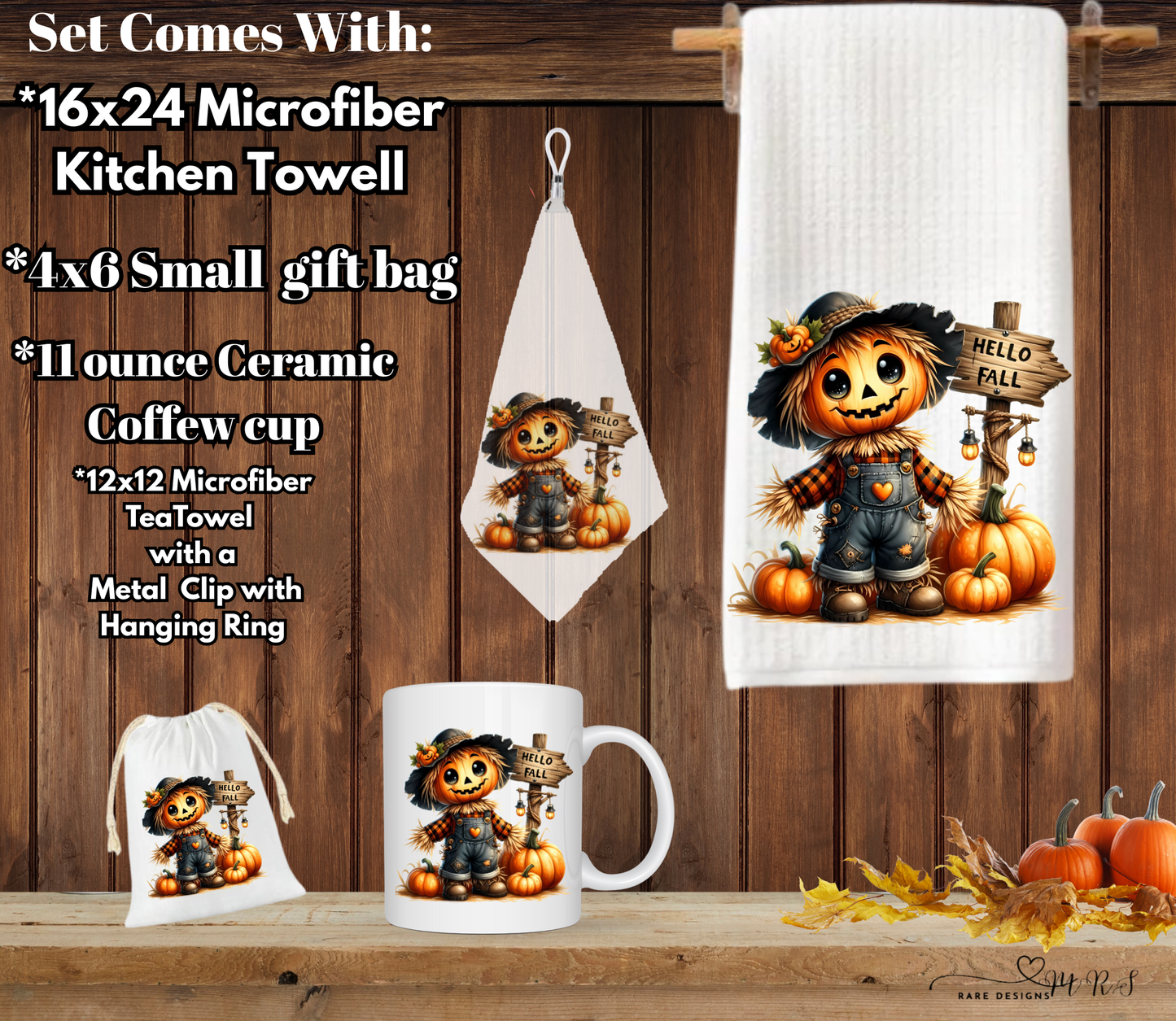 Harvest Scarecrow Kitchen & Coffee Collection