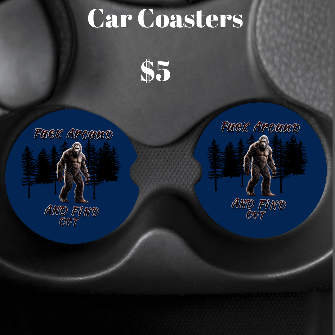 Wildwood Sass Car Coasters