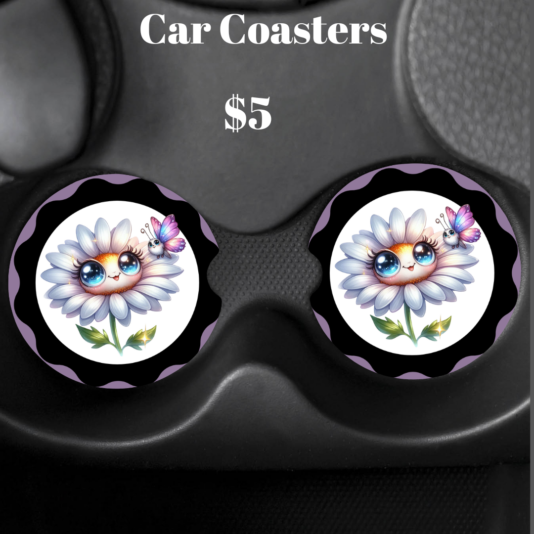 Sunshine Blossom Car Coaster Collection