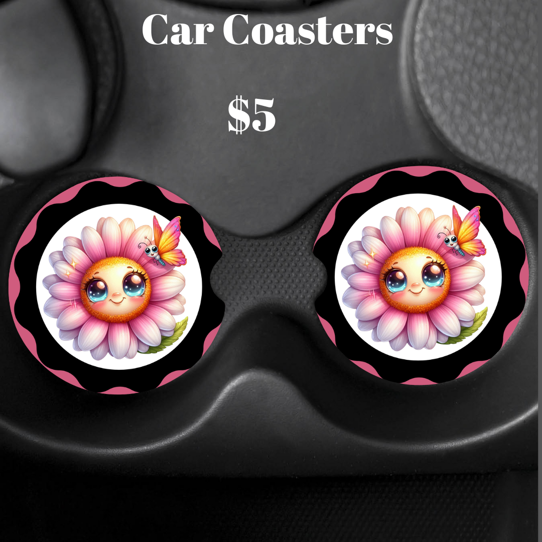 Sunshine Blossom Car Coaster Collection