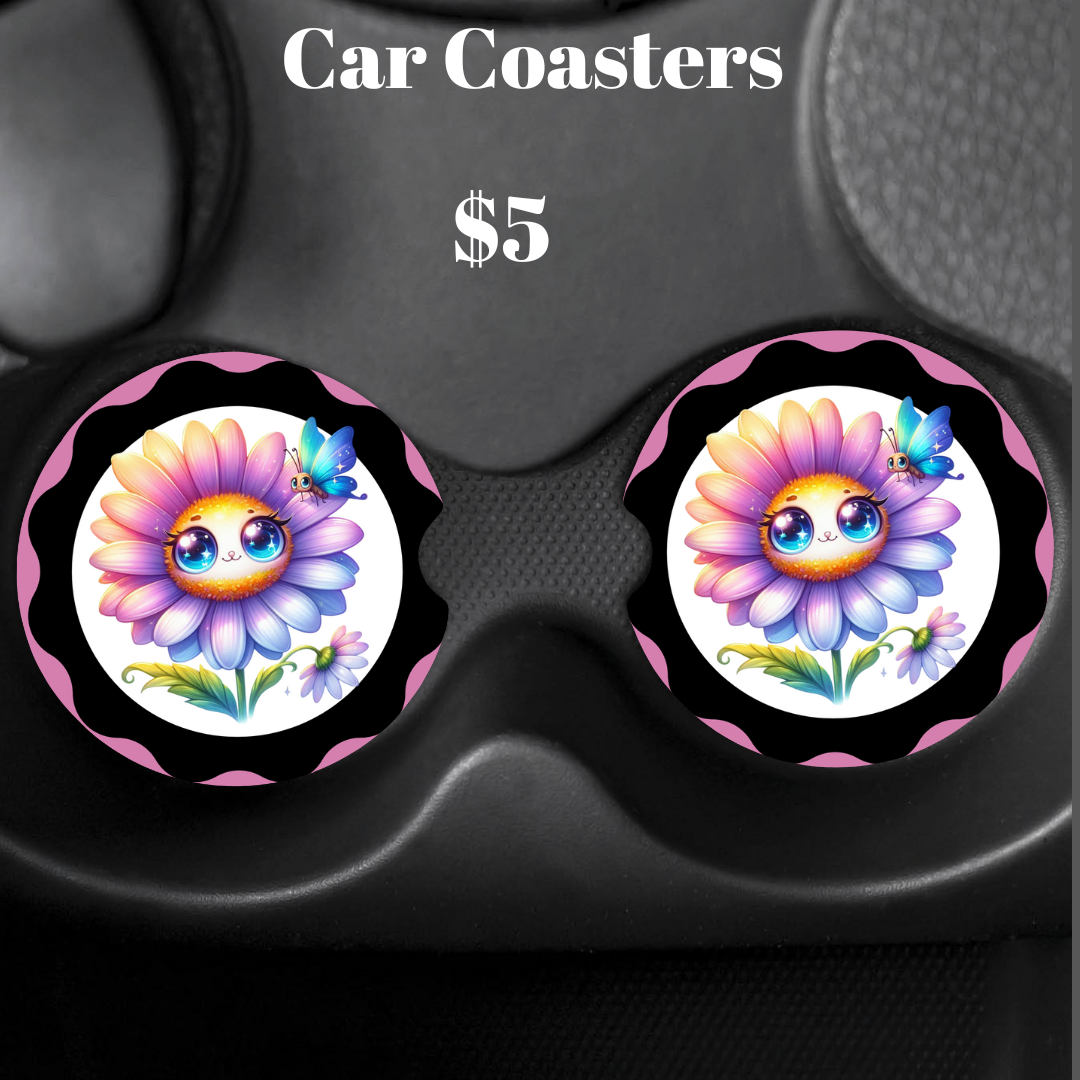 Sunshine Blossom Car Coaster Collection