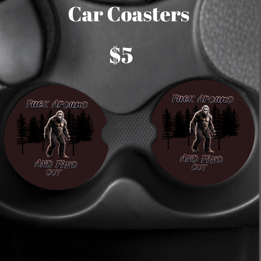 Wildwood Sass Car Coasters