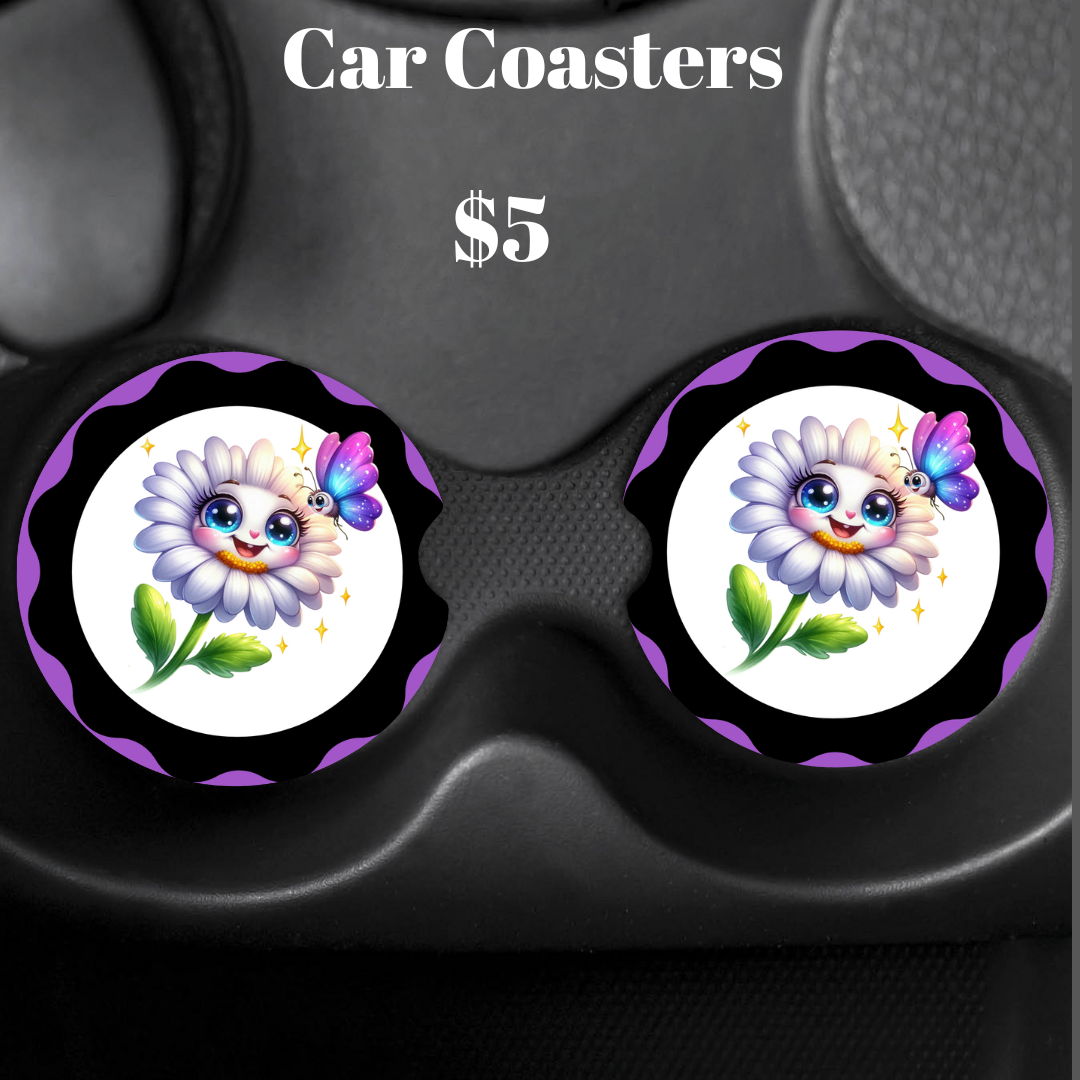 Sunshine Blossom Car Coaster Collection