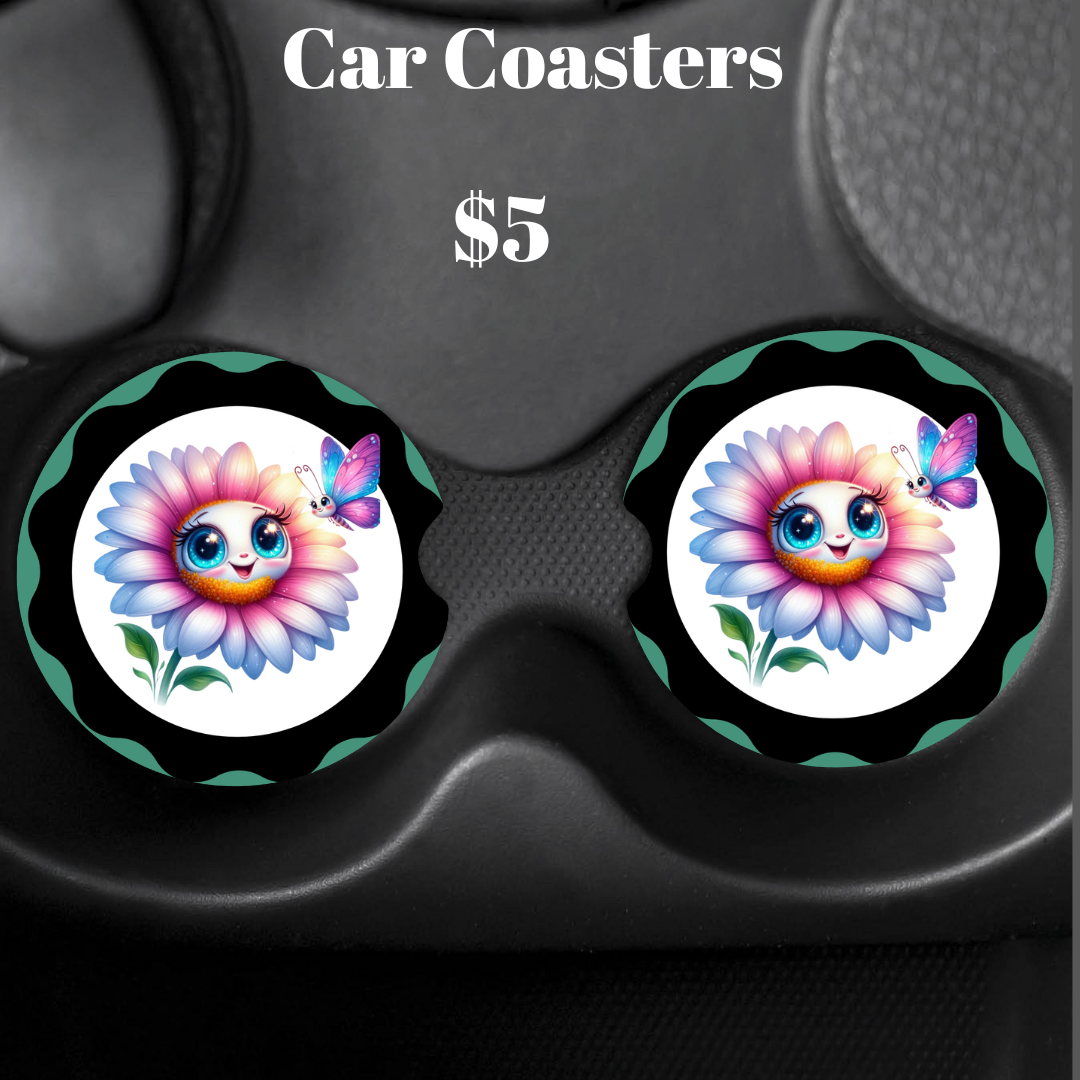 Sunshine Blossom Car Coaster Collection