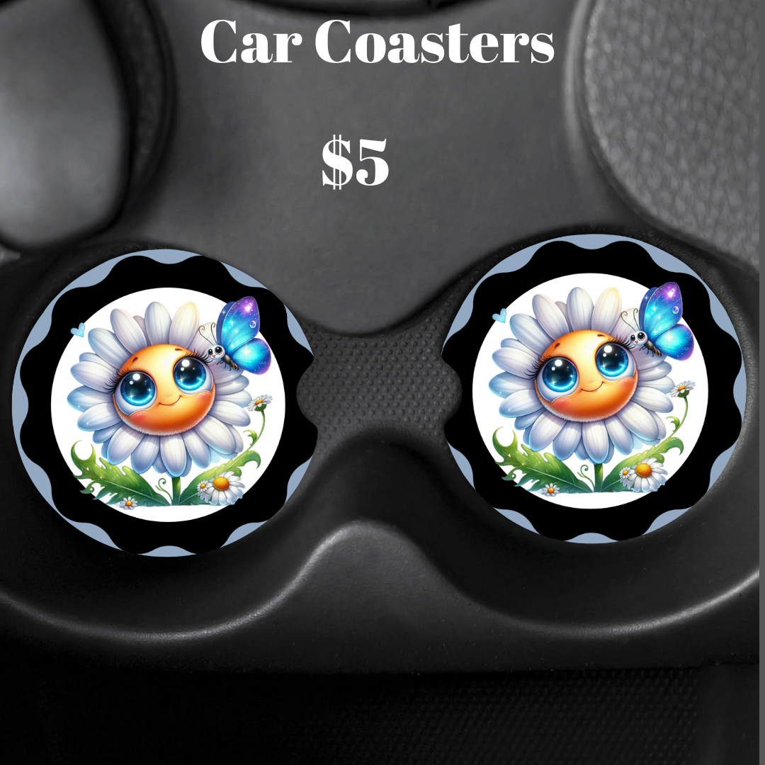 Sunshine Blossom Car Coaster Collection