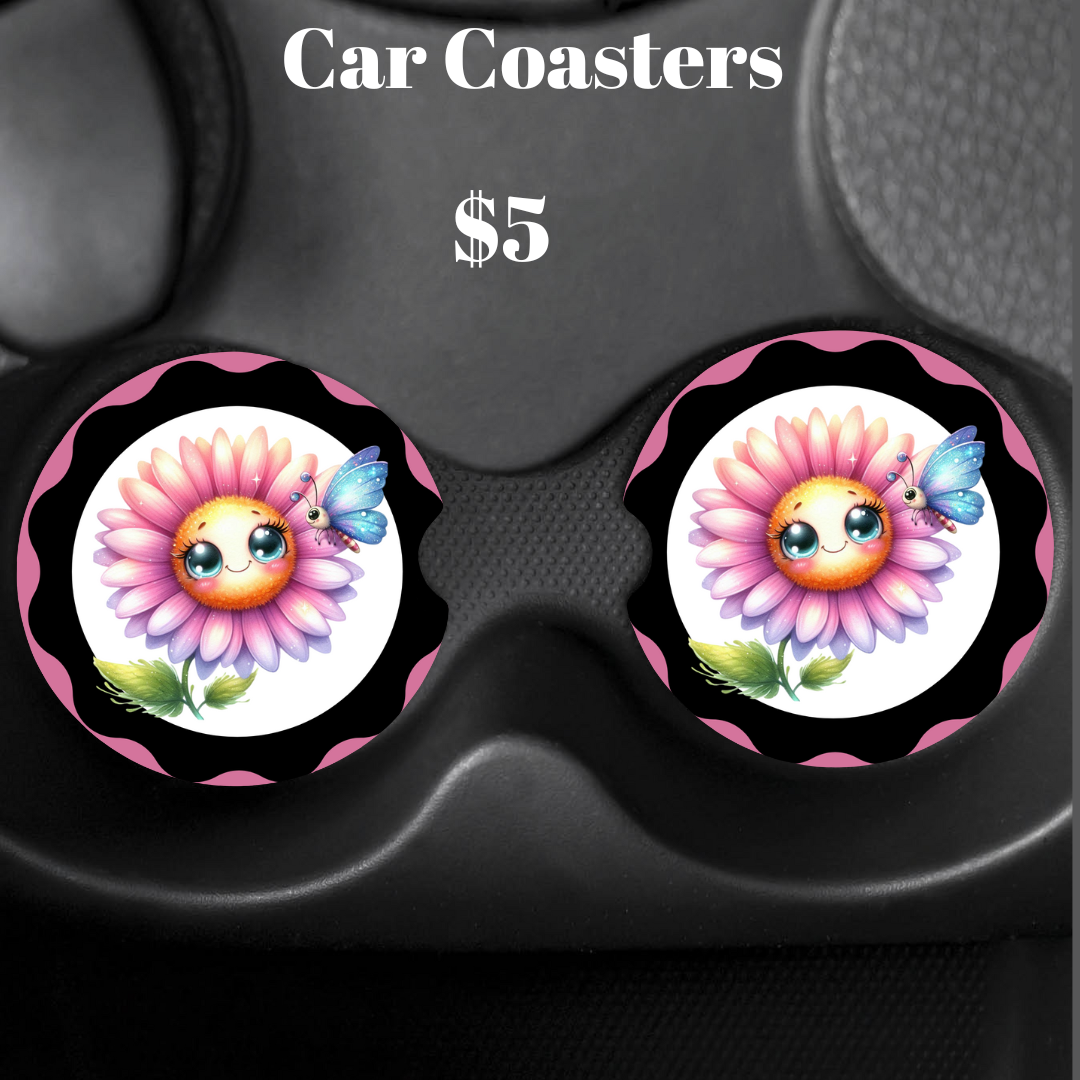 Sunshine Blossom Car Coaster Collection