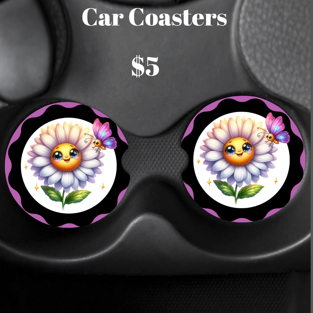 Sunshine Blossom Car Coaster Collection