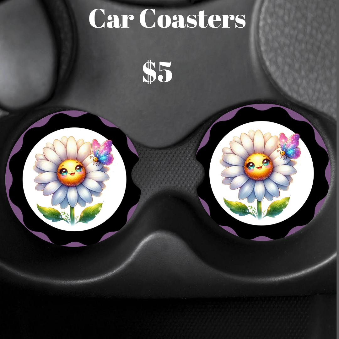 Sunshine Blossom Car Coaster Collection