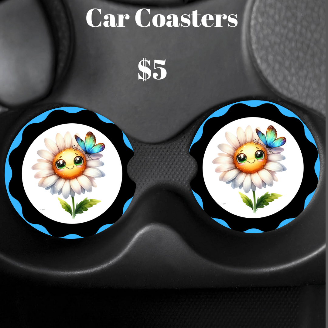 Sunshine Blossom Car Coaster Collection