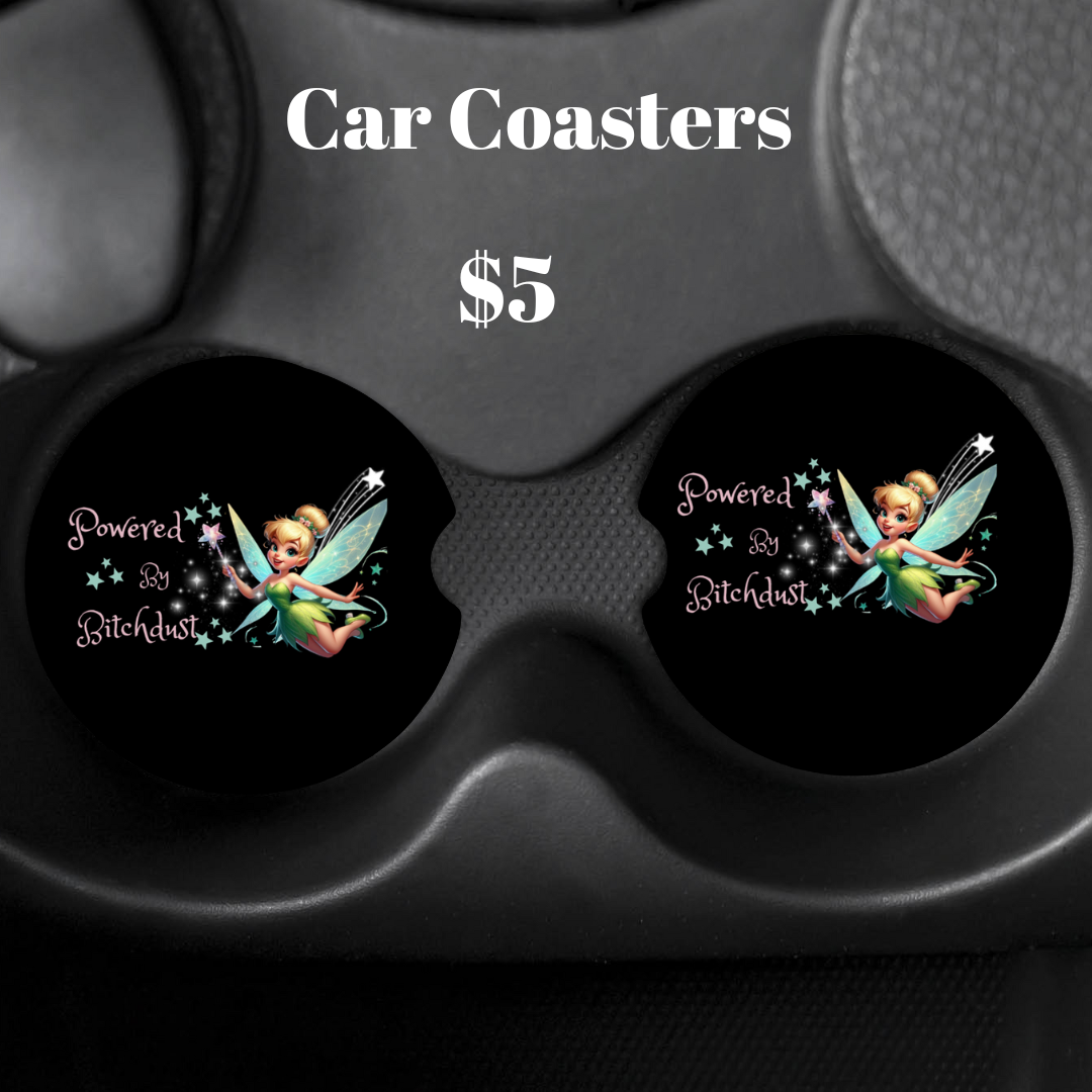 Magical Fairy Dust Car Coasters