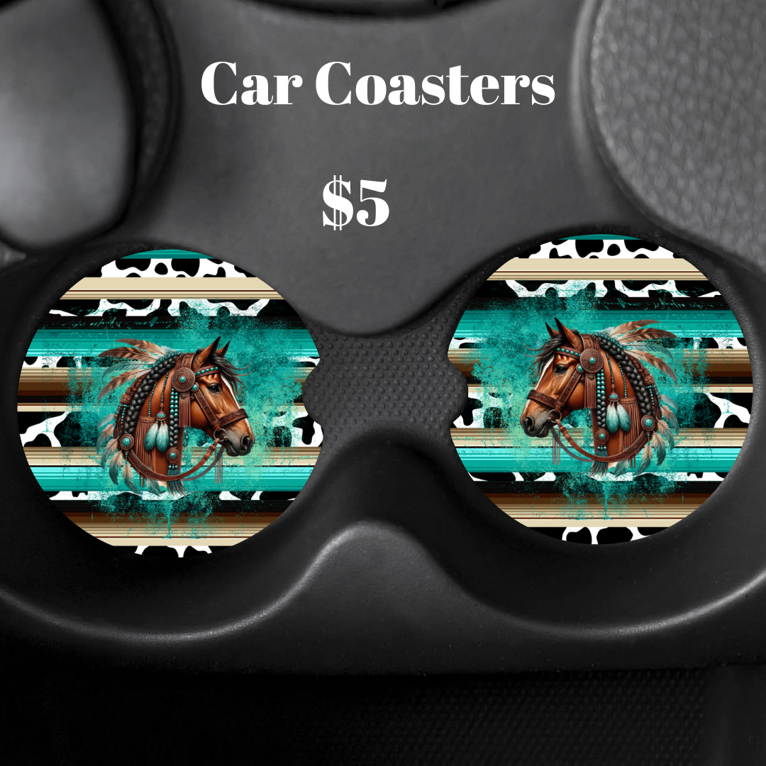 Rustic Trails Car Coasters
