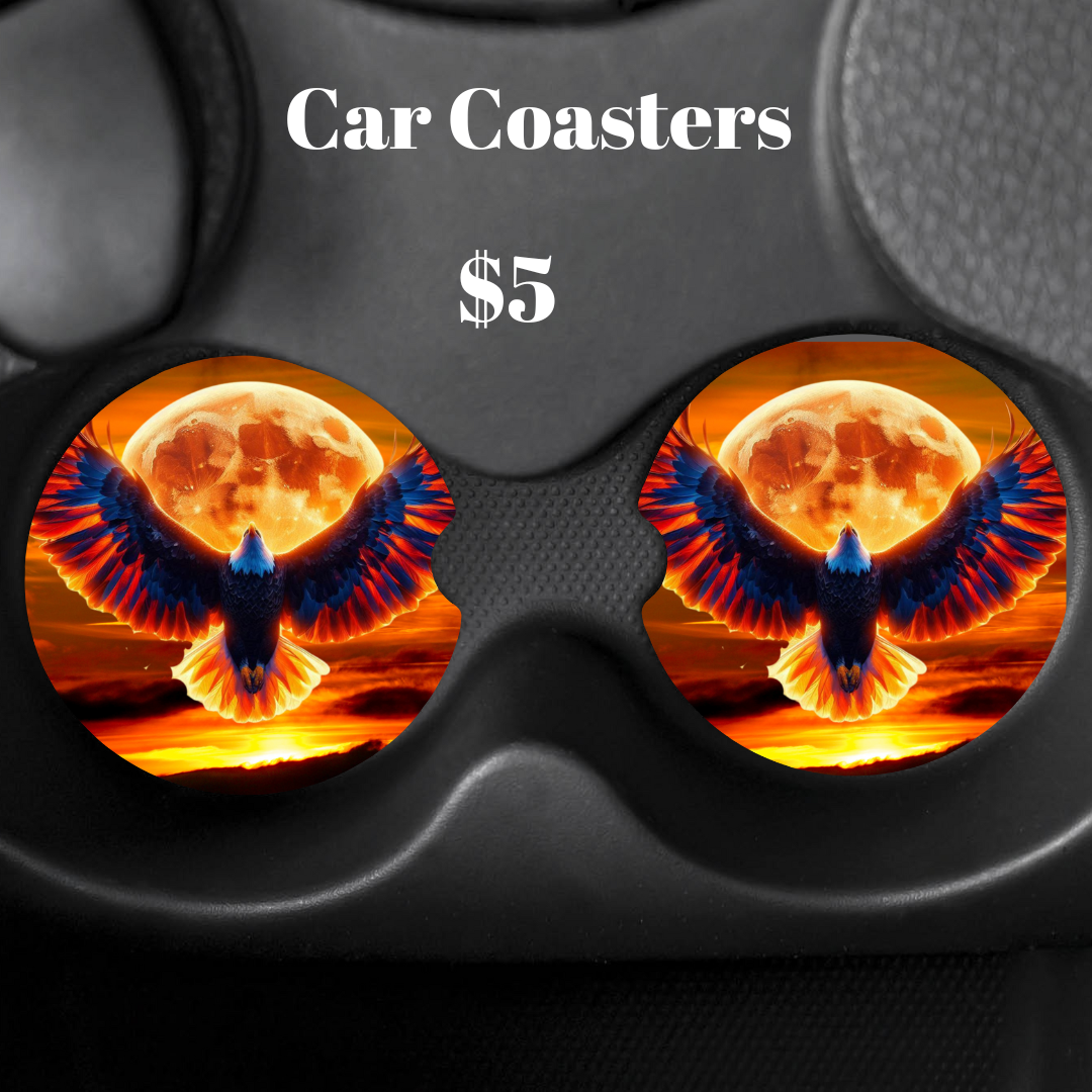 Twilight Flight Car Coasters