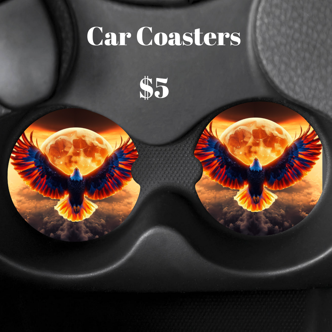 Twilight Flight Car Coasters