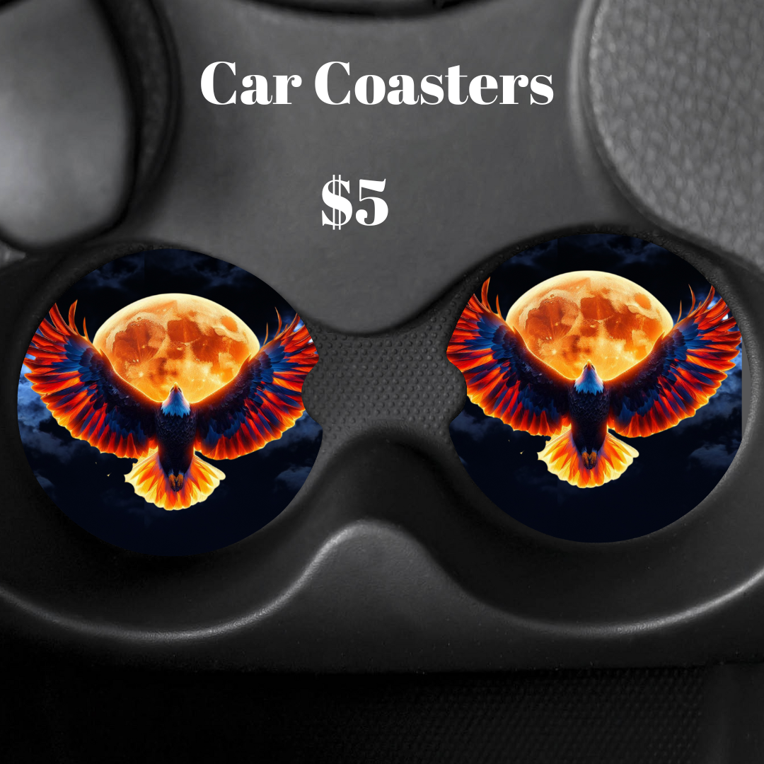 Twilight Flight Car Coasters
