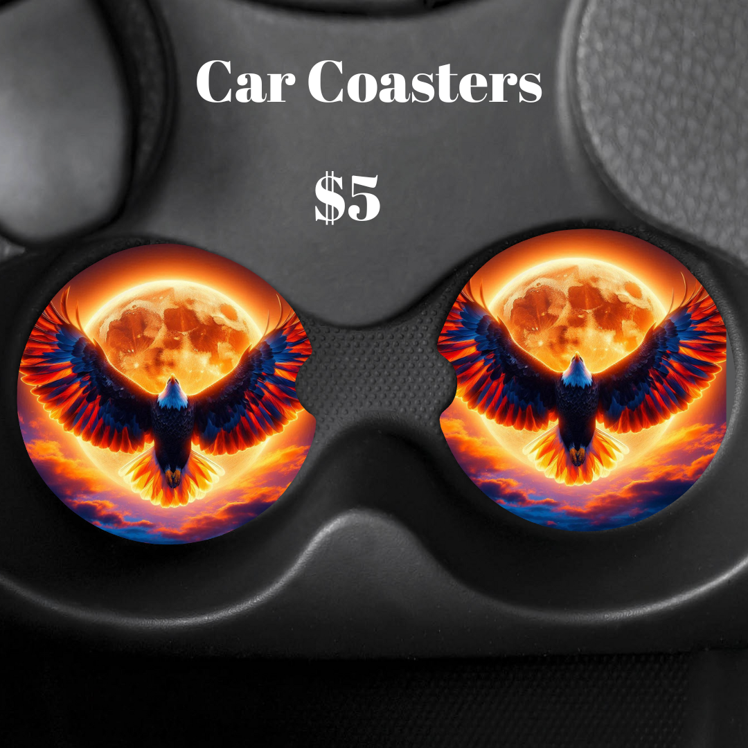 Twilight Flight Car Coasters