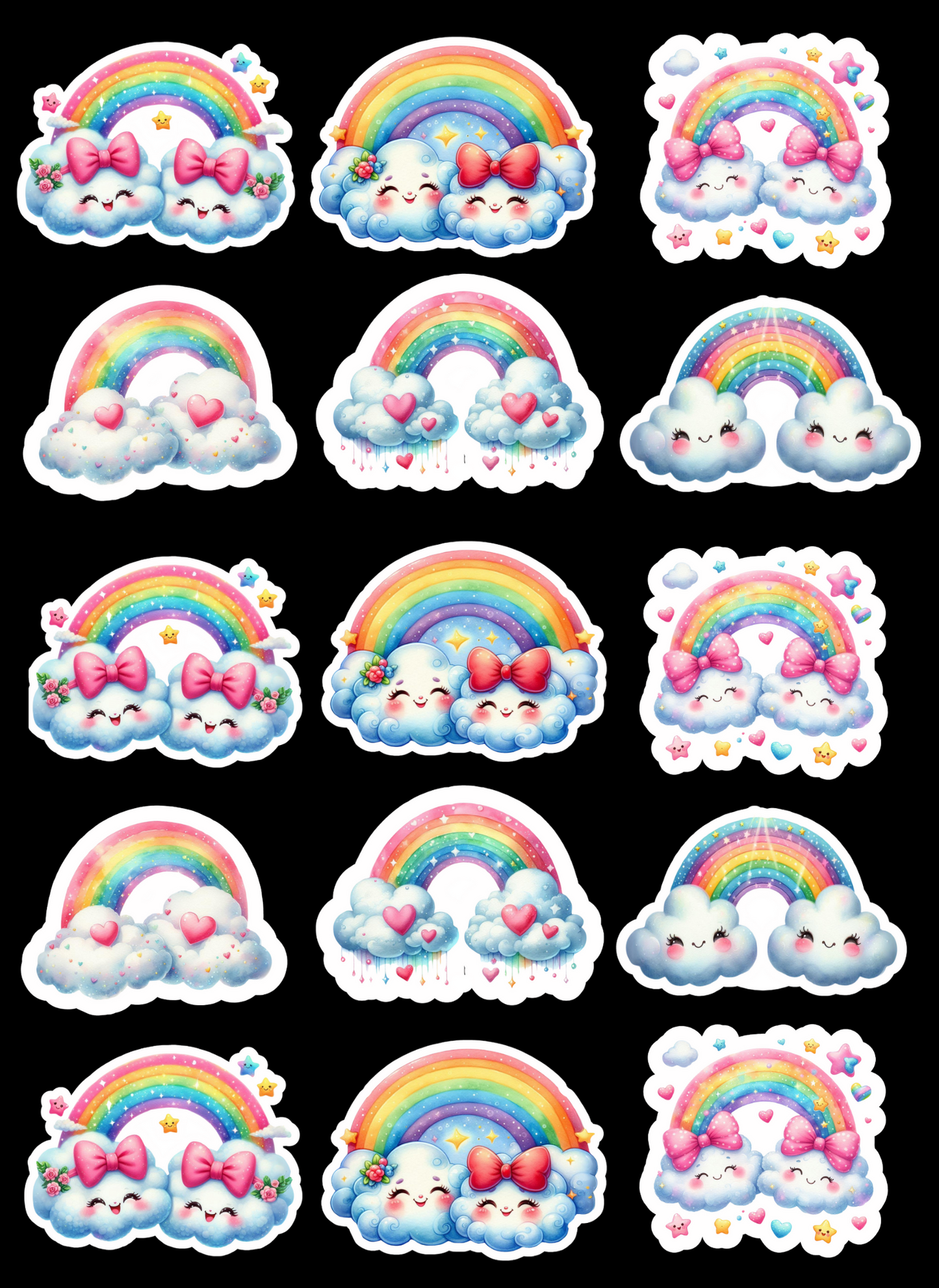 Celestial Smiles Sticker Pack