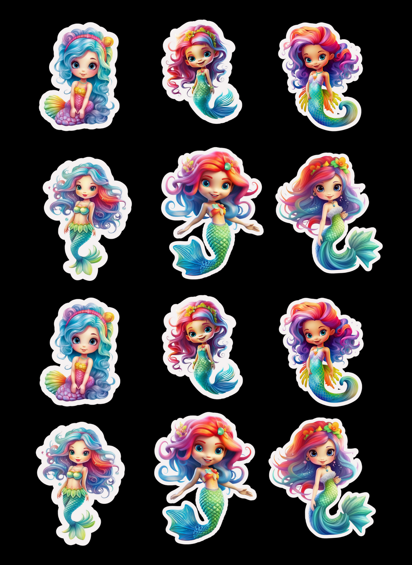 Mystical Mermaid Decals