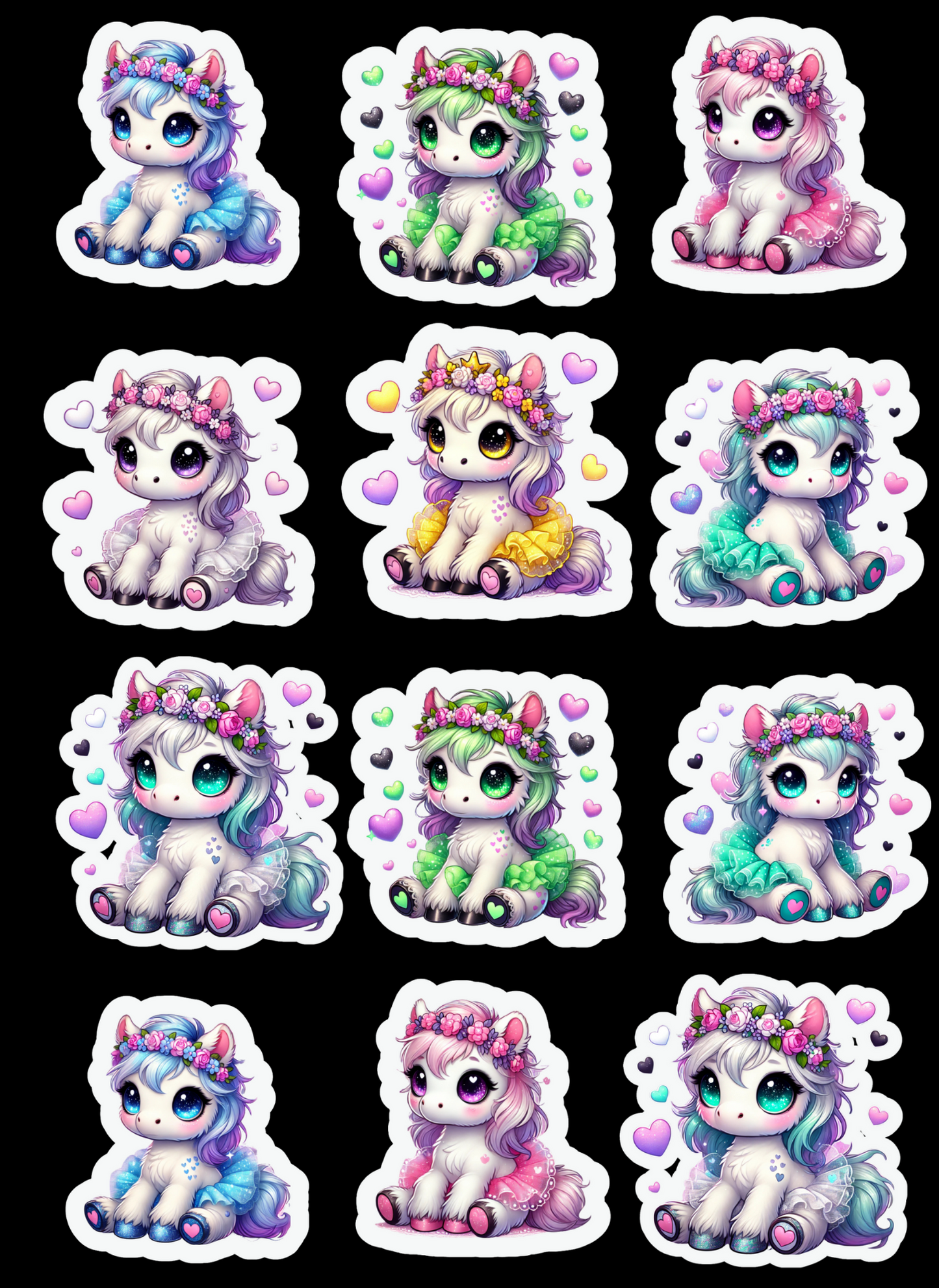 Pony Paradise Sticker Sheets