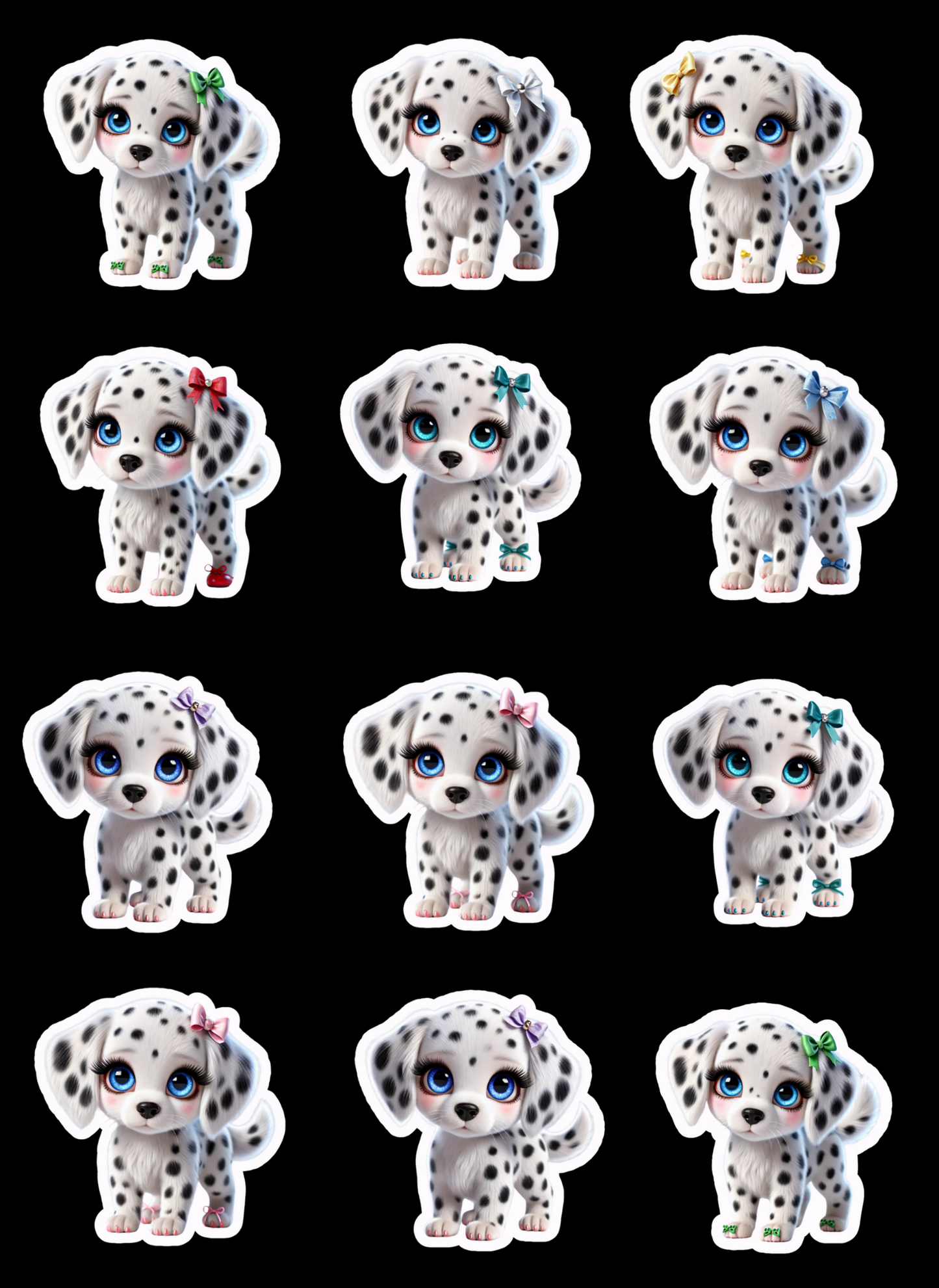 ๐Bow-Tique Dalmatians Sticker Set๐