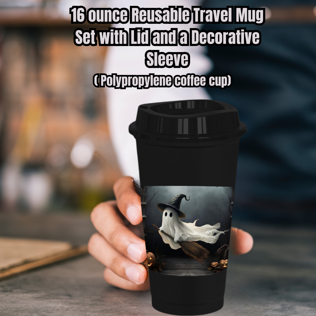 Spooky Sips 16oz Reusable Travel Mug Collection