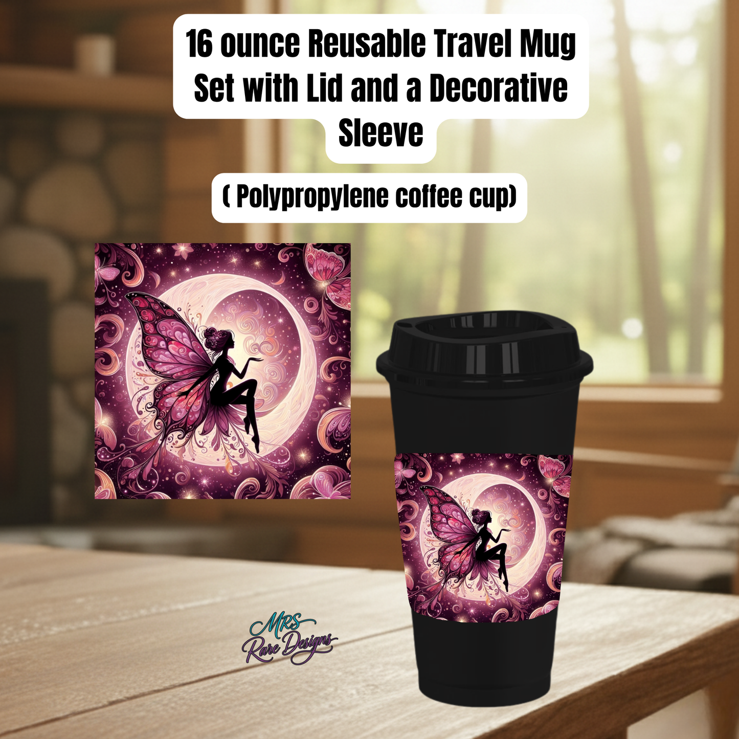 Lunar Glow Fairy Travel Mug Set