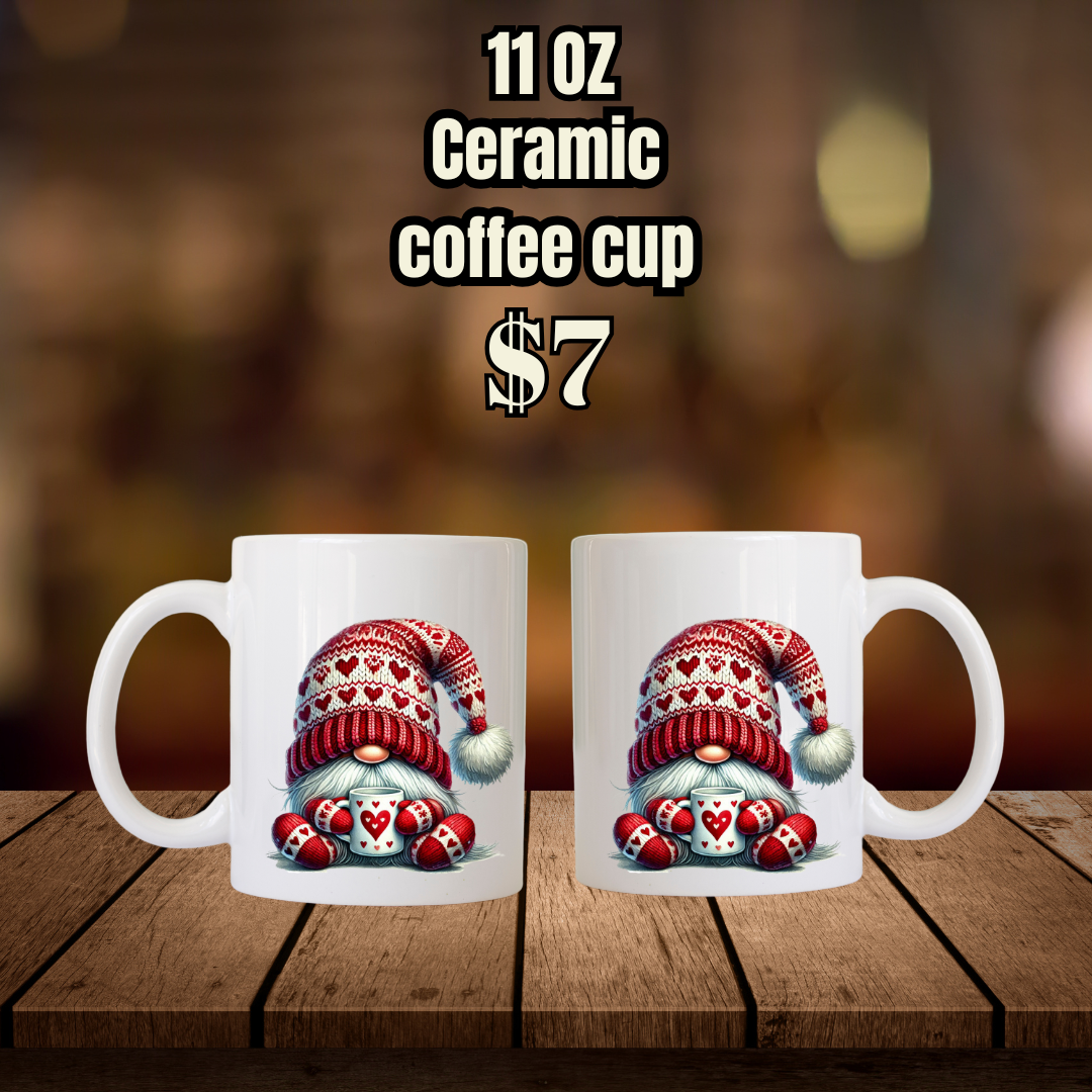 Gnome Sweet Gnome Ceramic Coffee Cup
