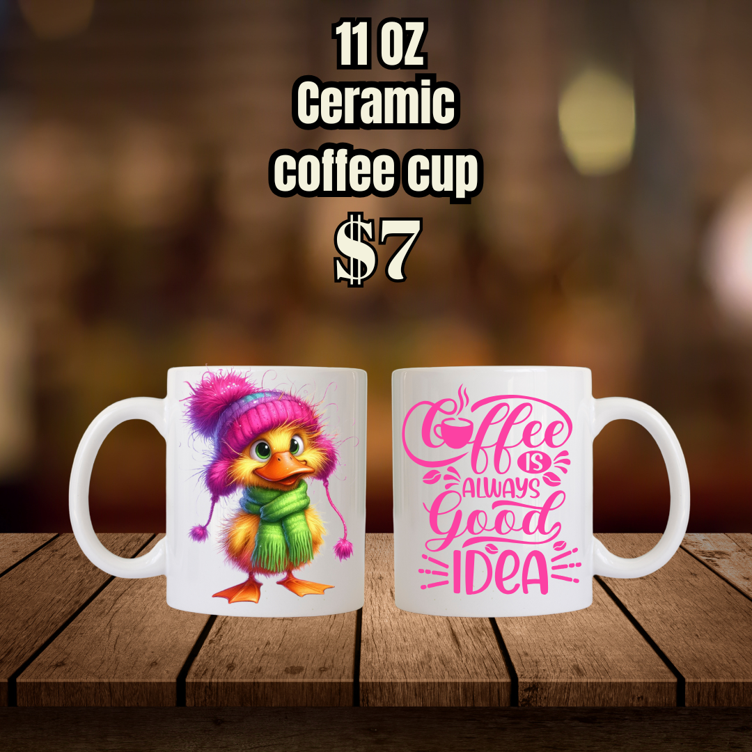 Charming Chicks Quips Coffee Cups