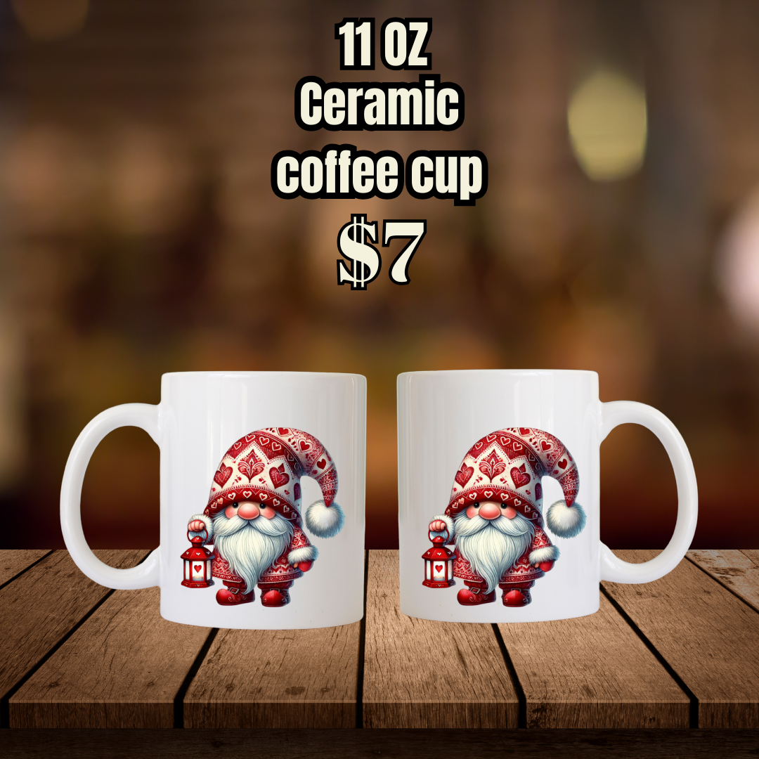 Gnome Sweet Gnome Ceramic Coffee Cup