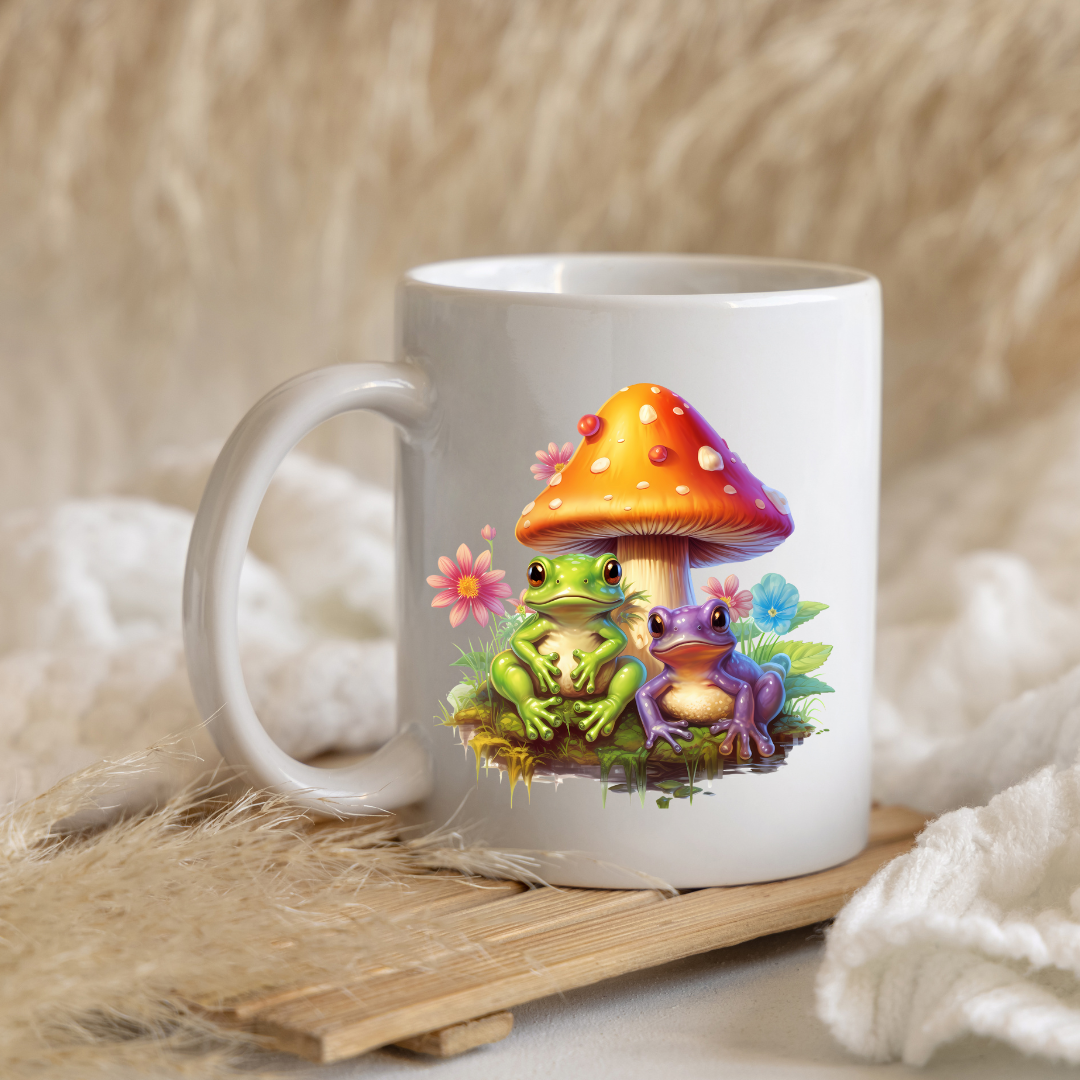 Enchanted Garden Frog Mugs