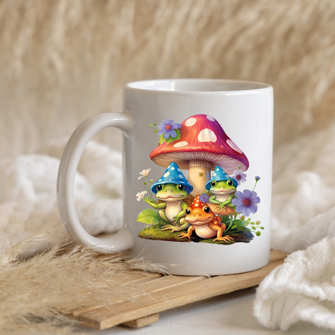 Enchanted Garden Frog Mugs