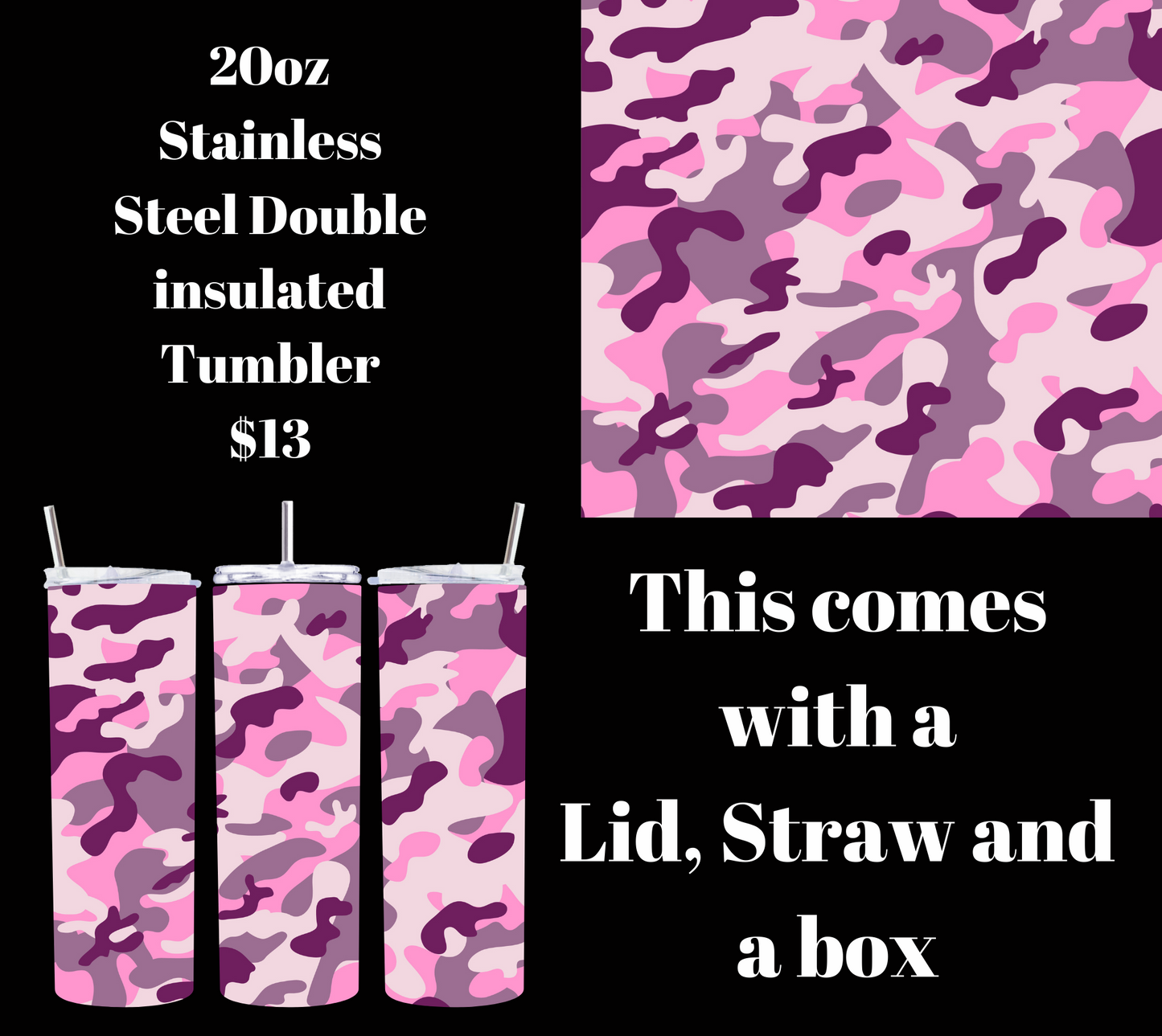 Stealth Sipper 20oz Tumbler