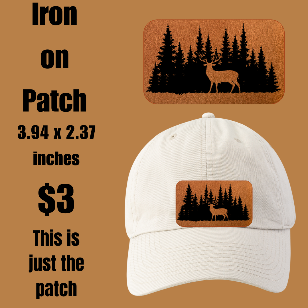 Enchanted Forest Deer Iron-on Patch