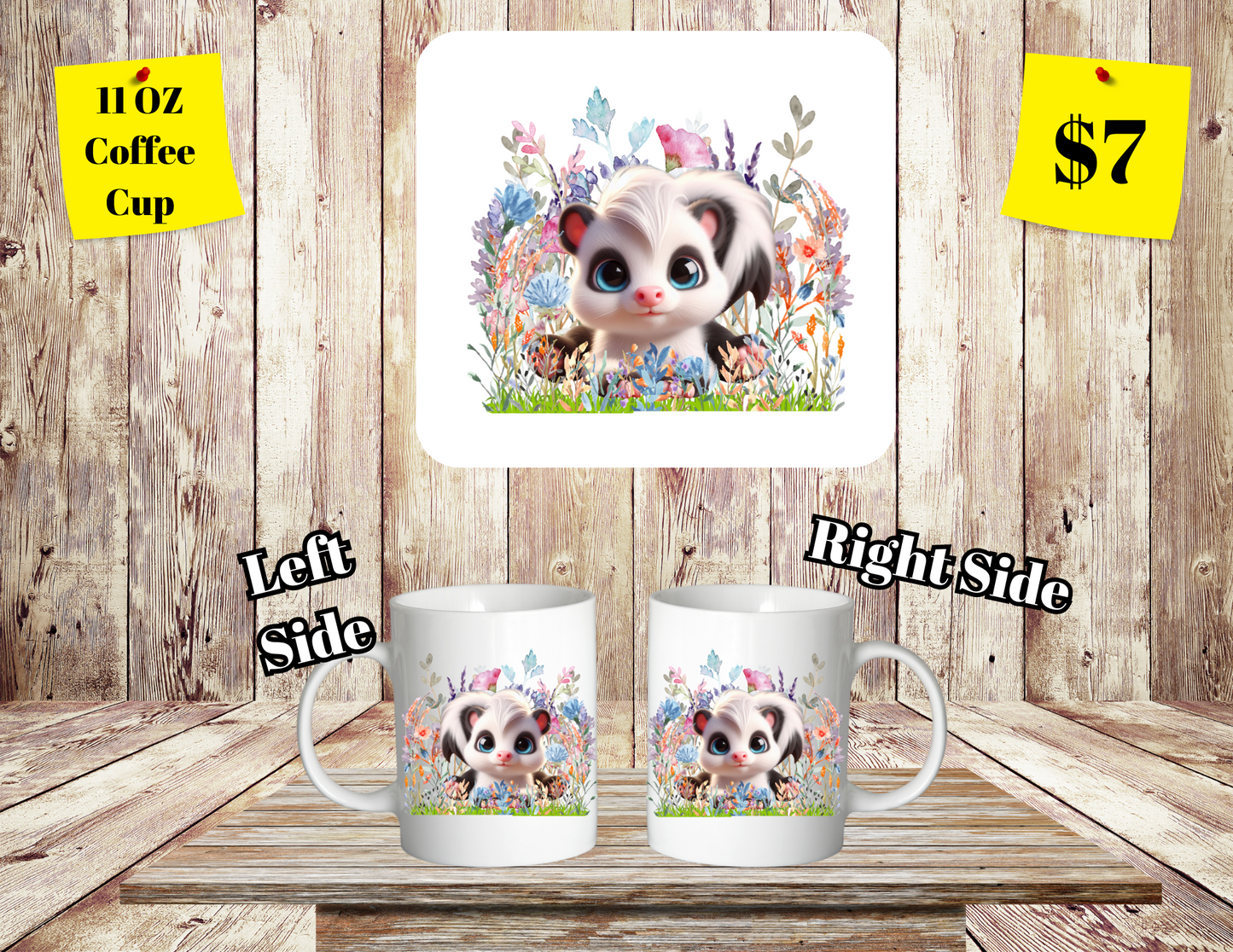 Whimsical Fauna Coffee Cup Collection