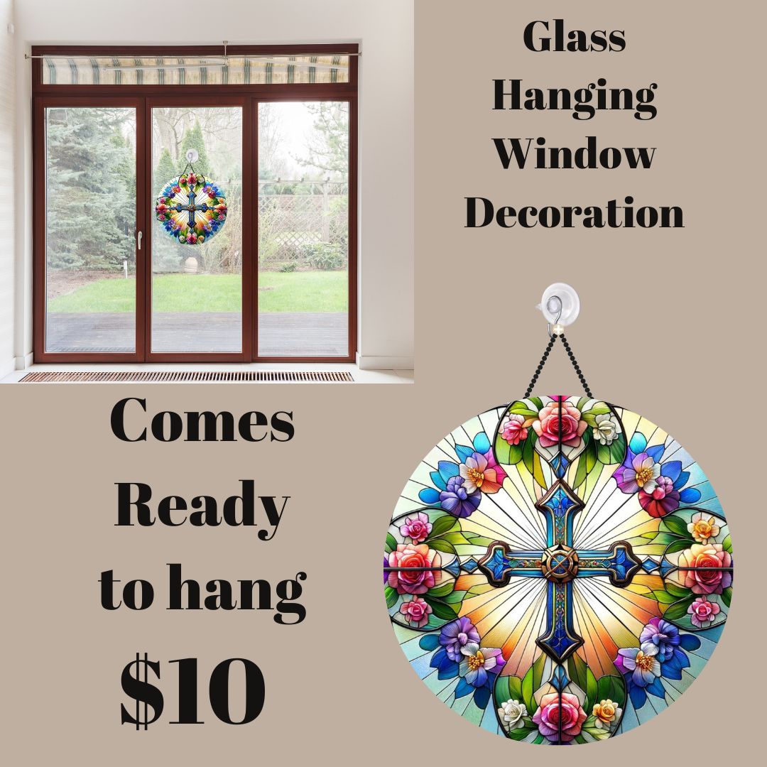 Radiant Faith Glass Suncatcher