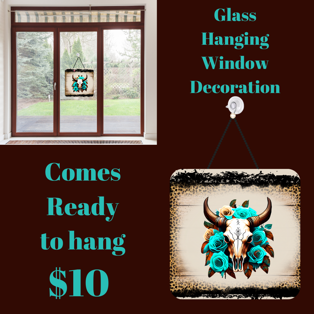 Serene Steer Glass Artwork Hanger
