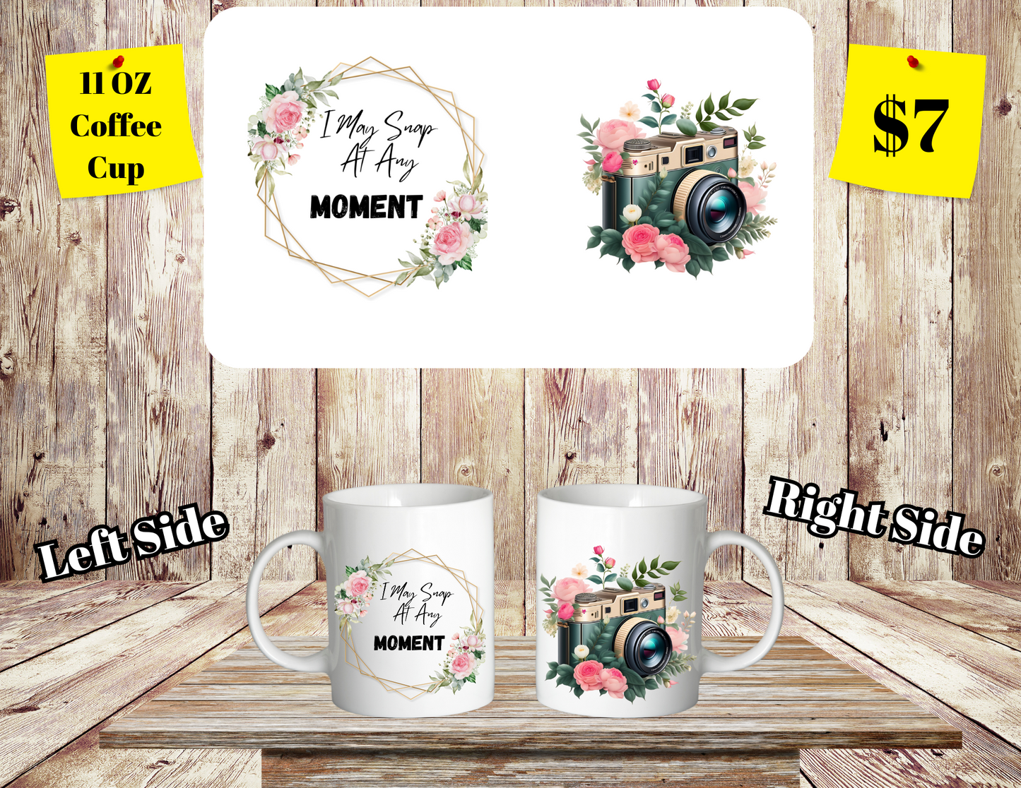 Photographer's Bloom - Snap Moment Coffee Mugs