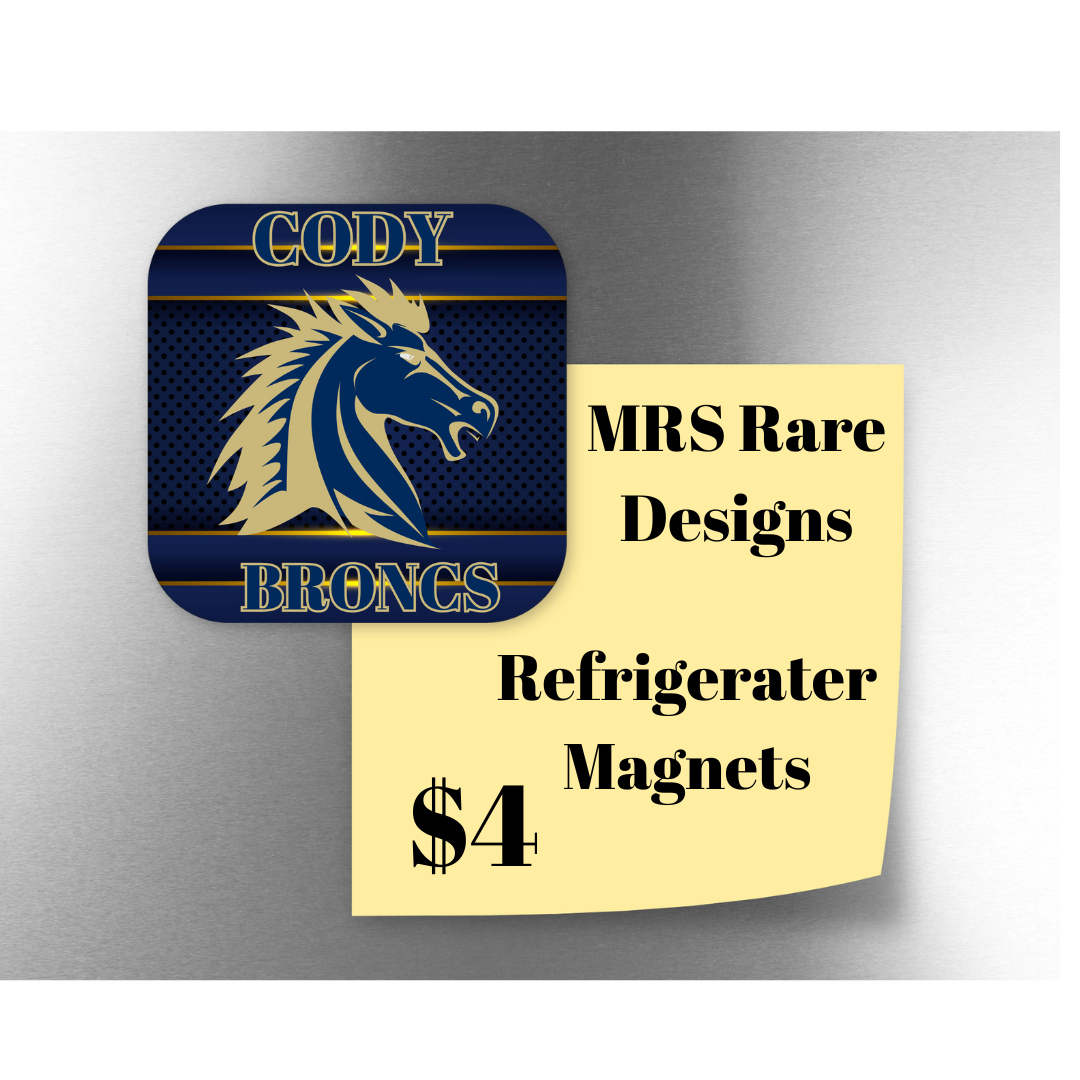 Cody Broncs Refrigerator Magnets